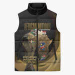 African Nations 2026 World Football Custom Sleeveless Puffer Jacket We All Make History