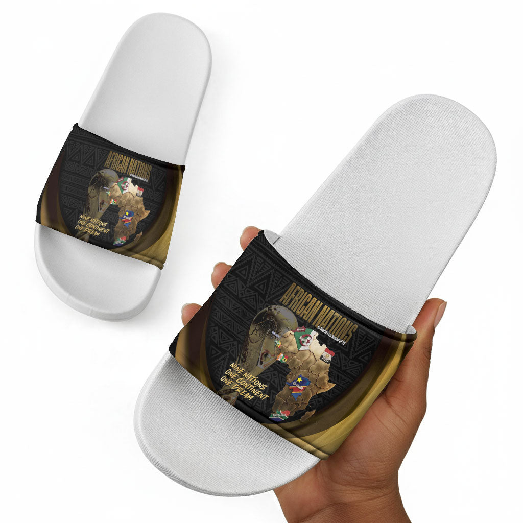 African Nations 2026 World Football Slide Sandals We All Make History