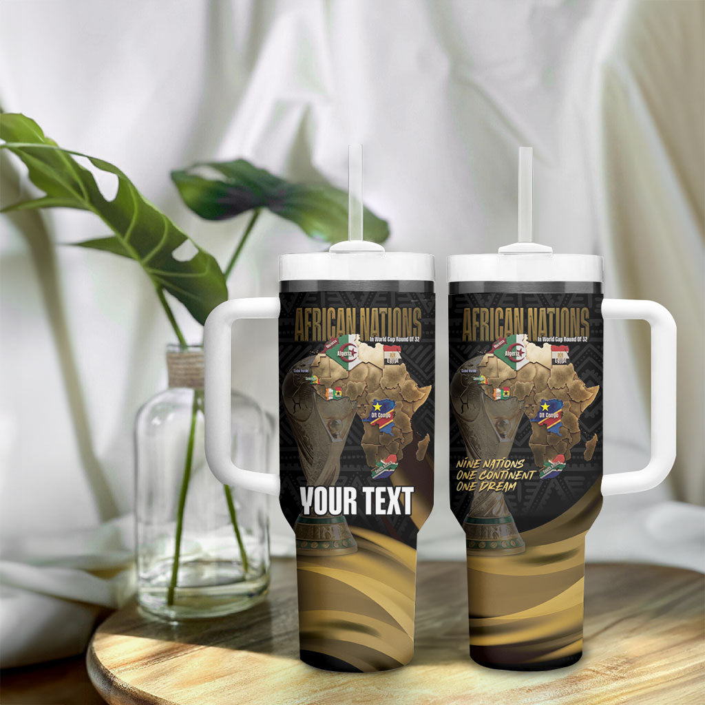 African Nations 2026 World Football Custom Tumbler With Handle We All Make History
