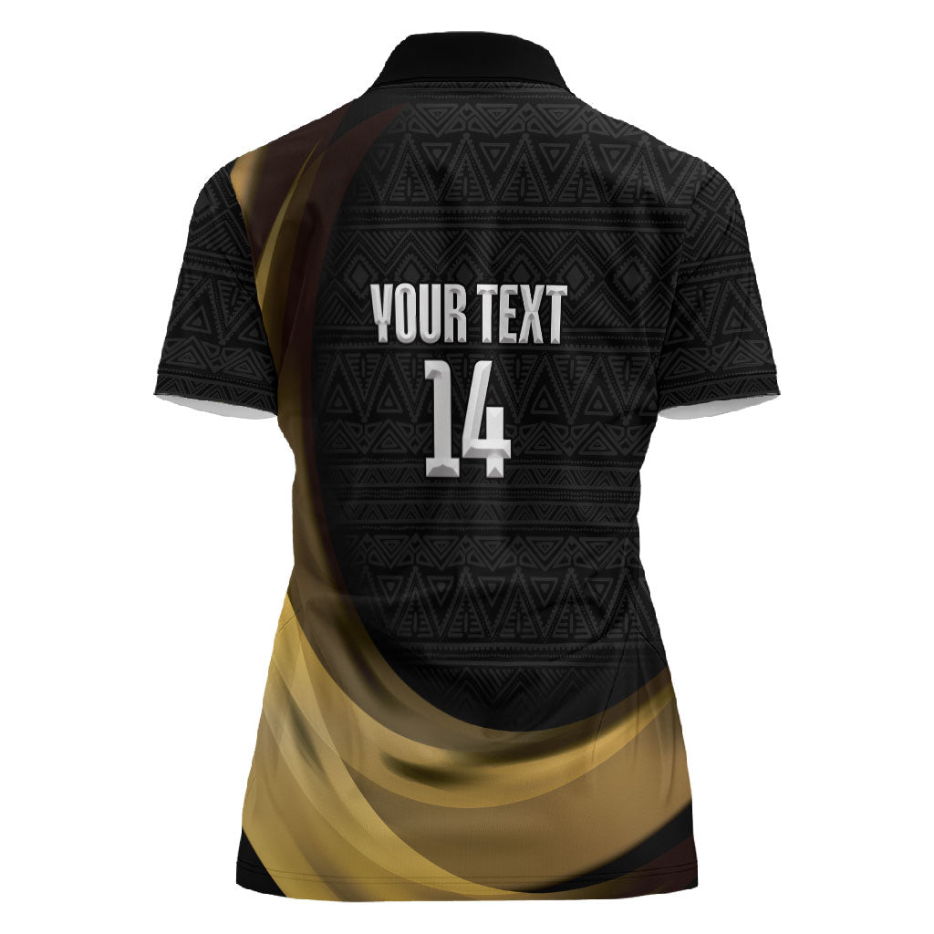 African Nations 2026 World Football Custom Women Polo Shirt We All Make History