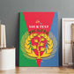 Personalised Eritrea Canvas Wall Art Eritrean Map Mix African Pattern Simple Style
