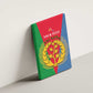 Personalised Eritrea Canvas Wall Art Eritrean Map Mix African Pattern Simple Style