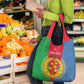 Personalised Eritrea Grocery Bag Eritrean Map Mix African Pattern Simple Style