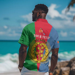 Personalised Eritrea Hawaiian Shirt Eritrean Map Mix African Pattern Simple Style