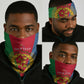 Eritrea Neck Gaiter Eritrean Map Mix African Pattern Simple Style - African Pride
