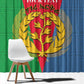 Personalised Eritrea Window Curtain Eritrean Map Mix African Pattern Simple Style