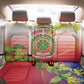 Personalized Comoros Back Car Seat Cover Coat Of Arms Mix Ylang Ylang Flower