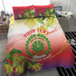 Personalized Comoros Bedding Set Coat Of Arms Mix Ylang Ylang Flower