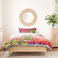 Personalized Comoros Bedding Set Coat Of Arms Mix Ylang Ylang Flower