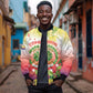 Personalized Comoros Bomber Jacket Coat Of Arms Mix Ylang Ylang Flower