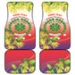 Personalized Comoros Car Mats Coat Of Arms Mix Ylang Ylang Flower