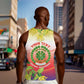 Personalized Comoros Men Tank Top Coat Of Arms Mix Ylang Ylang Flower