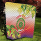 Personalized Comoros Quilt Coat Of Arms Mix Ylang Ylang Flower