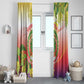 Personalized Comoros Window Curtain Coat Of Arms Mix Ylang Ylang Flower