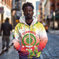 Personalized Comoros Zip Hoodie Coat Of Arms Mix Ylang Ylang Flower