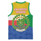 Afro Paisley Udzima wa Komori Basketball Jersey Comoros Is In My DNA - African Pride