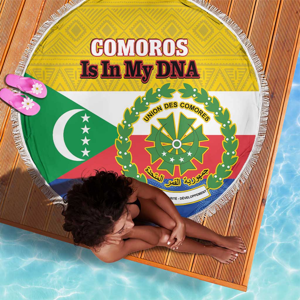 Afro Paisley Udzima wa Komori Beach Blanket Comoros Is In My DNA