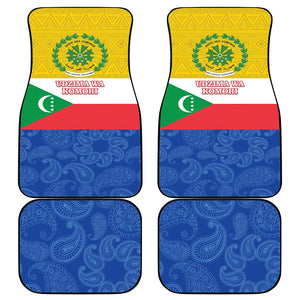 Afro Paisley Udzima wa Komori Car Mats Comoros Is In My DNA