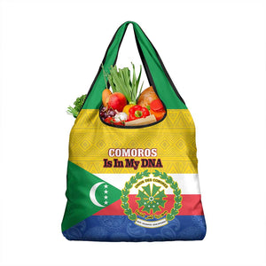 Afro Paisley Udzima wa Komori Grocery Bag Comoros Is In My DNA