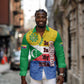 Afro Paisley Udzima wa Komori Long Sleeve Button Shirt Comoros Is In My DNA