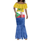 Afro Paisley Udzima wa Komori Mermaid Dress Comoros Is In My DNA