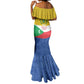 Afro Paisley Udzima wa Komori Mermaid Dress Comoros Is In My DNA