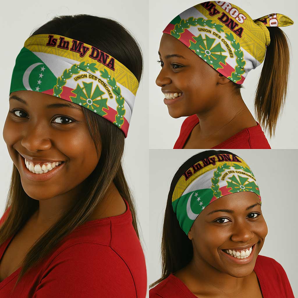 Afro Paisley Udzima wa Komori Neck Gaiter Comoros Is In My DNA - African Pride