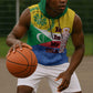 Afro Paisley Udzima wa Komori Sleeveless Hoodie Comoros Is In My DNA - African Pride