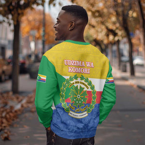 Afro Paisley Udzima wa Komori Sweatshirt Comoros Is In My DNA