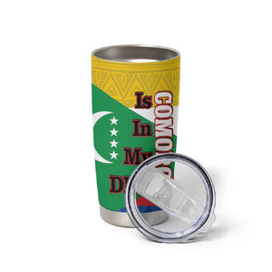Afro Paisley Udzima wa Komori Tumbler Cup Comoros Is In My DNA