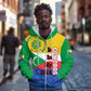 Afro Paisley Udzima wa Komori Zip Hoodie Comoros Is In My DNA