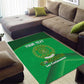Custom Comoros Football Area Rug Allez Les Coelacantes