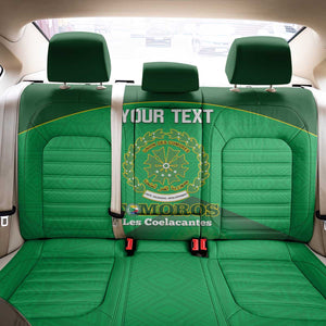 Custom Comoros Football Back Car Seat Cover Allez Les Coelacantes