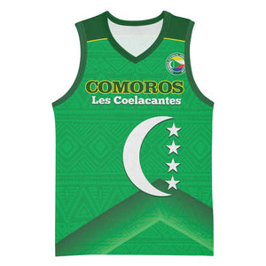 Custom Comoros Football Basketball Jersey Allez Les Coelacantes - African Pride