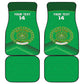 Custom Comoros Football Car Mats Allez Les Coelacantes