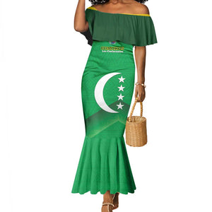Custom Comoros Football Mermaid Dress Allez Les Coelacantes