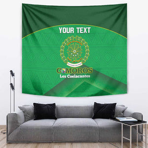Custom Comoros Football Tapestry Allez Les Coelacantes