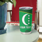 Custom Comoros Football Tumbler Cup Allez Les Coelacantes