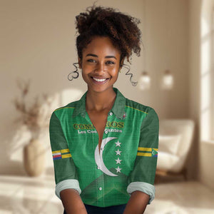 Custom Comoros Football Women Casual Shirt Allez Les Coelacantes LT14