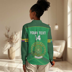 Custom Comoros Football Women Casual Shirt Allez Les Coelacantes LT14