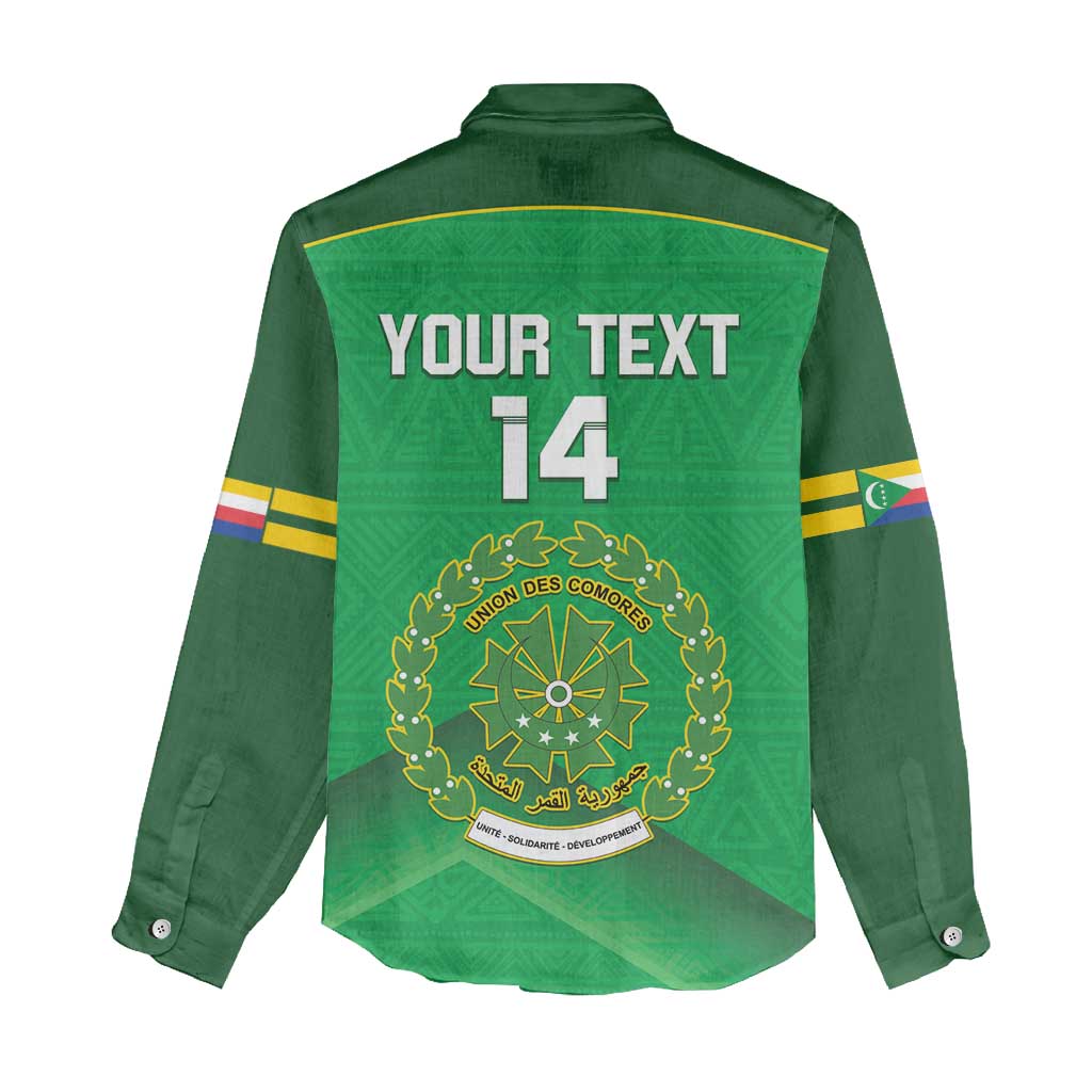Custom Comoros Football Women Casual Shirt Allez Les Coelacantes LT14