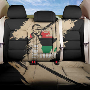 Marcus Garvey Day Back Car Seat Cover UNIA Flag Mix African Map - African Pride
