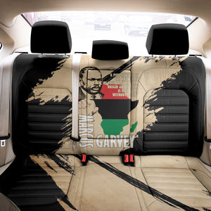 Marcus Garvey Day Back Car Seat Cover UNIA Flag Mix African Map - African Pride