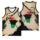 Marcus Garvey Day Basketball Jersey UNIA Flag Mix African Map - African Pride