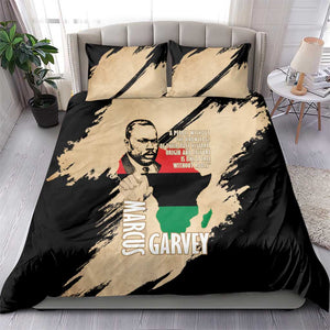 Marcus Garvey Day Bedding Set UNIA Flag Mix African Map - African Pride