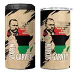 Marcus Garvey Day 4 in 1 Can Cooler Tumbler UNIA Flag Mix African Map - African Pride