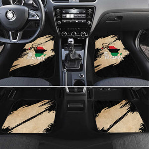 Marcus Garvey Day Car Mats UNIA Flag Mix African Map - African Pride