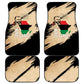 Marcus Garvey Day Car Mats UNIA Flag Mix African Map - African Pride