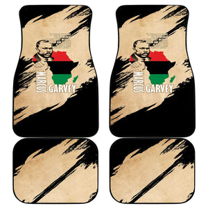 Marcus Garvey Day Car Mats UNIA Flag Mix African Map - African Pride
