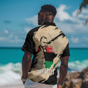 Marcus Garvey Day Hawaiian Shirt UNIA Flag Mix African Map - African Pride